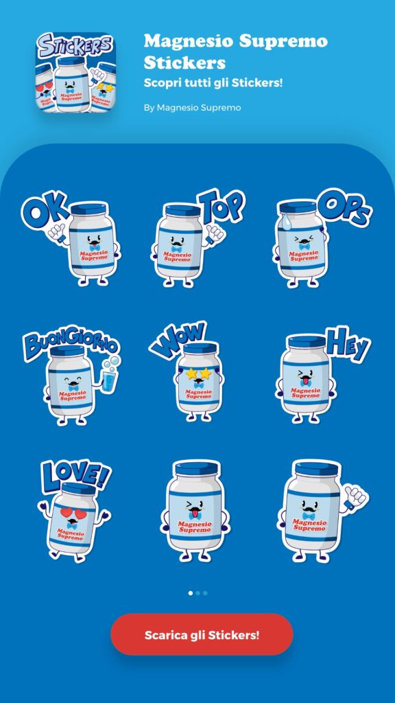 Schermata 2 Pacchetto scaricabile Magnesio Supremo Stickers