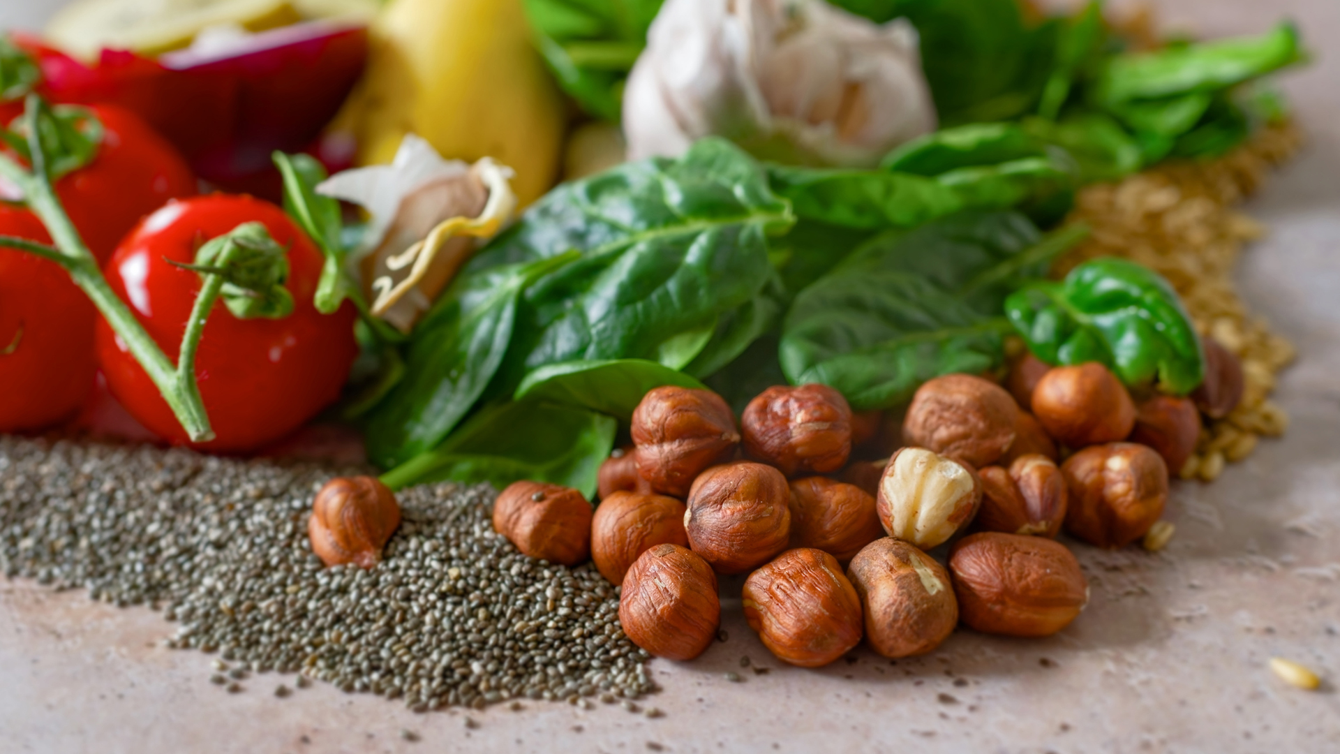 Alimentazione con cibi sani